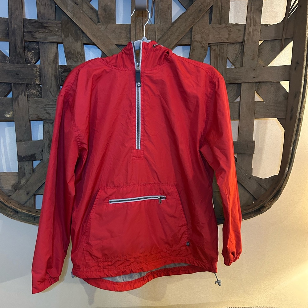 Women’s Lauren James Hooded Half Zip Pullover Windbreaker - Size Small